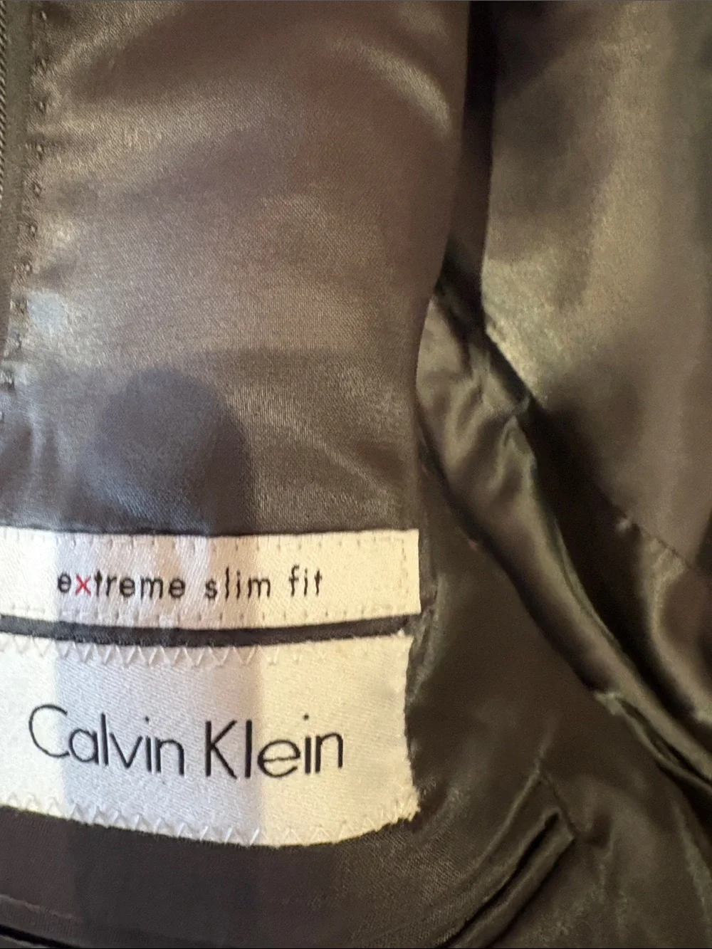 Calvin Klein Men's Slate Gray Two-Button Sport Coat